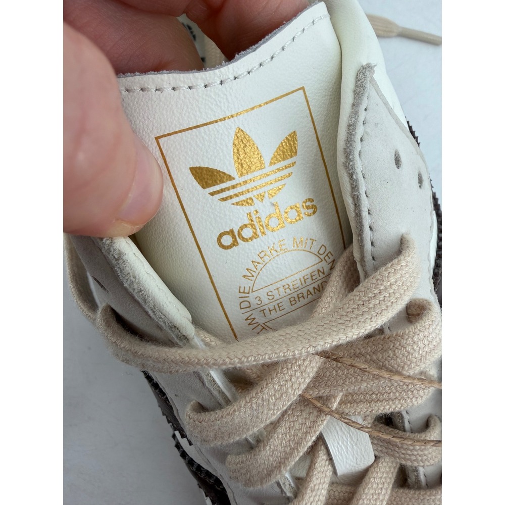 NWT adidas Samba OG Mens 11 Off White Earth Strata JI1991 Sneakers Blokecore - Picture 2 of 13